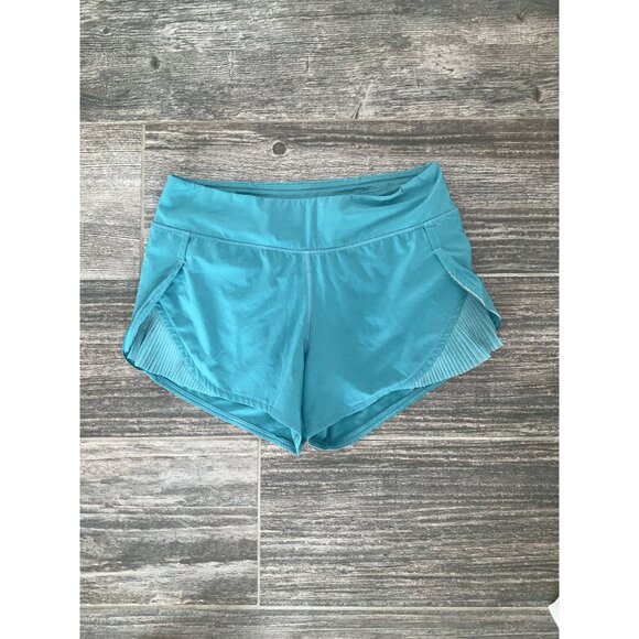 Lululemon Play Off The Pleats Short 3" Sea Green size 4 - Picture 1 of 5
